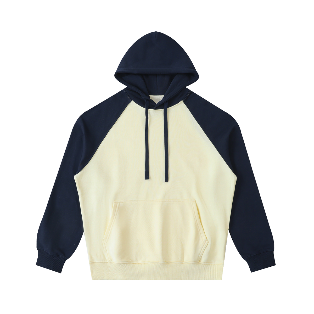 Men's Color-Block Raglan Sleeve Hoodie