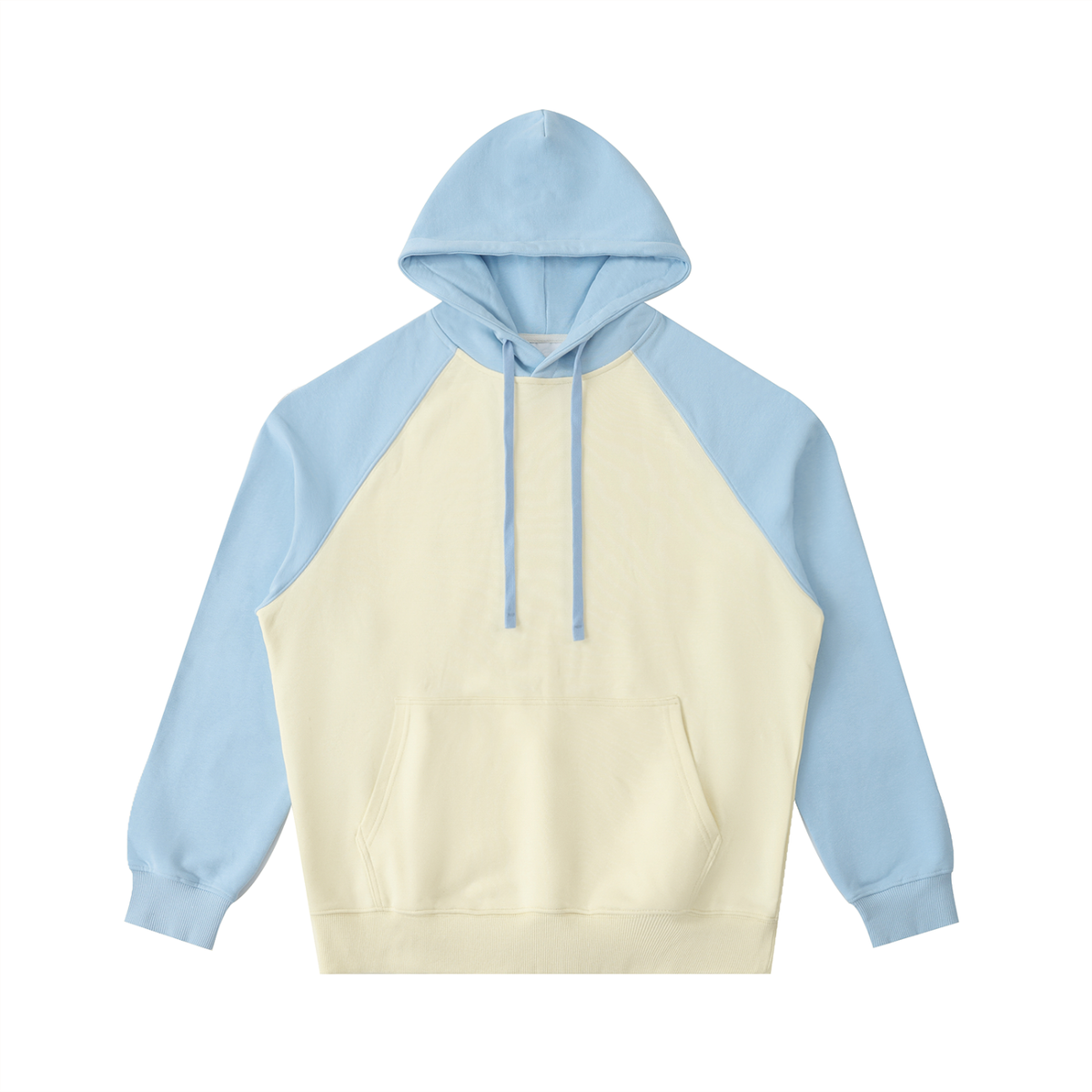 Men's Color-Block Raglan Sleeve Hoodie