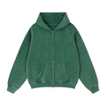 Men's Zip-Through Boxy Fleece Hoodie