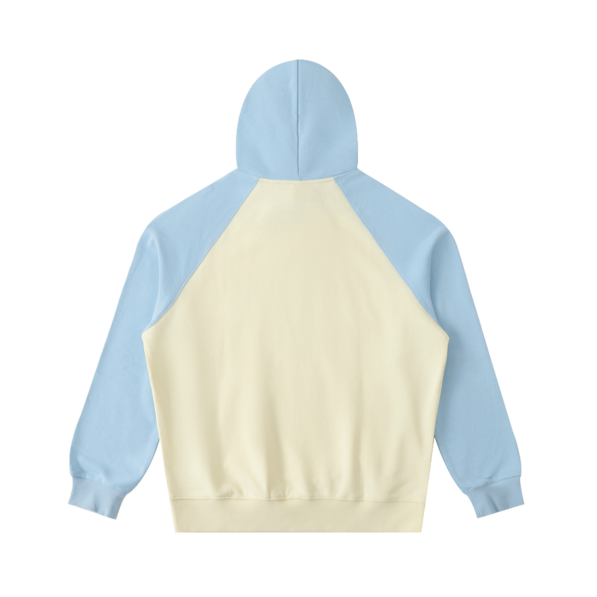 Men's Color-Block Raglan Sleeve Hoodie