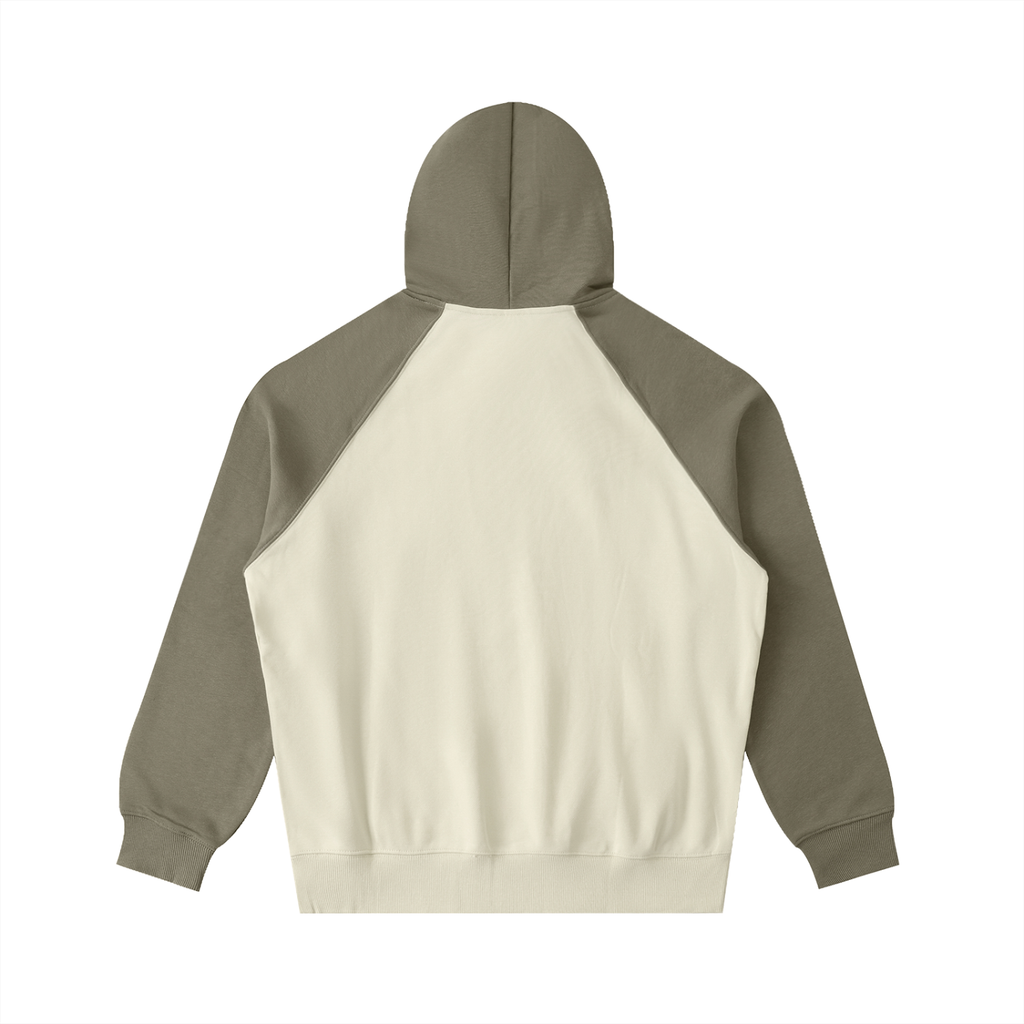 Men's Color-Block Raglan Sleeve Hoodie