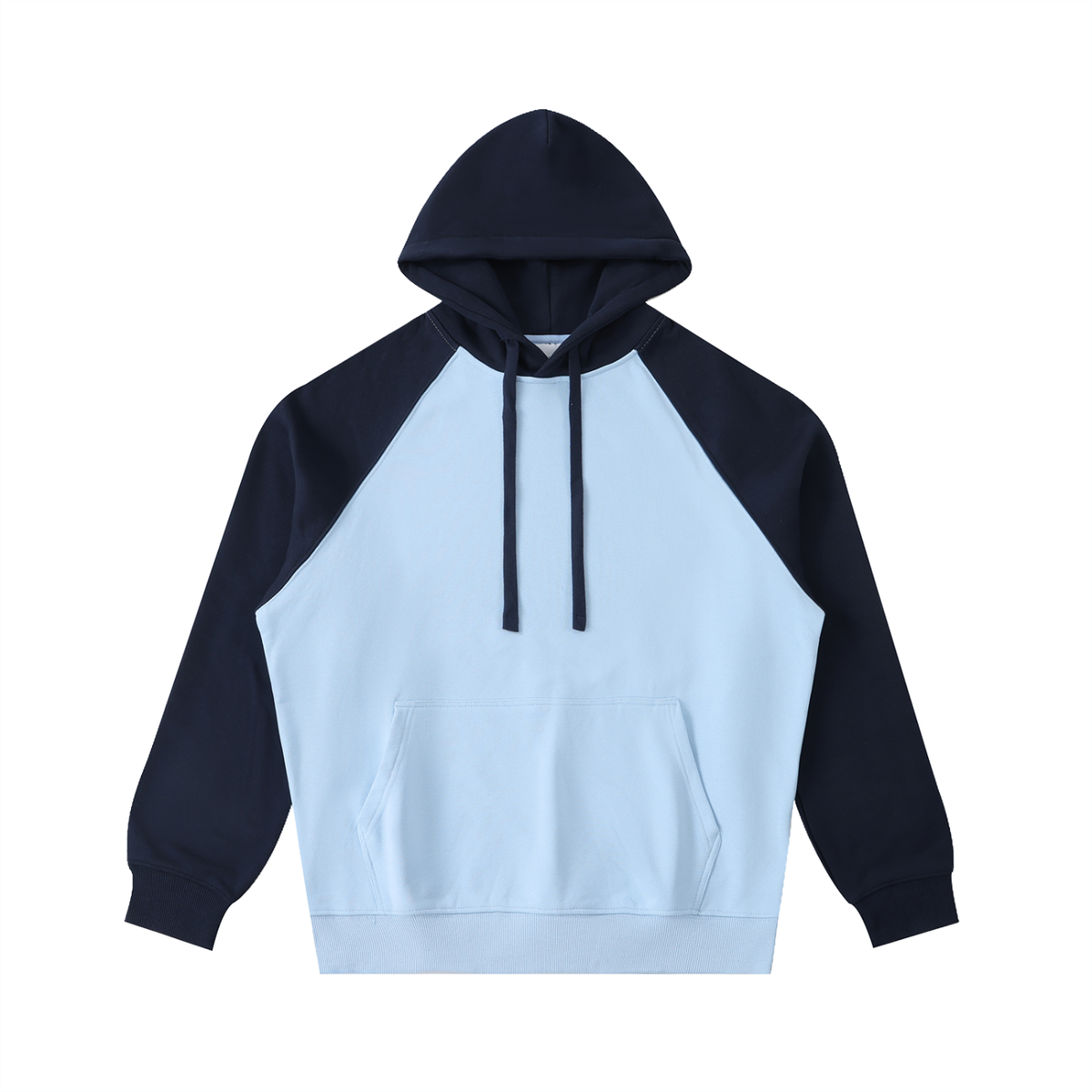Men's Color-Block Raglan Sleeve Hoodie