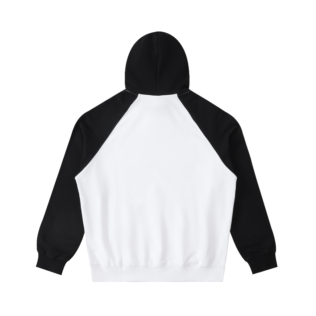 Men's Color-Block Raglan Sleeve Hoodie