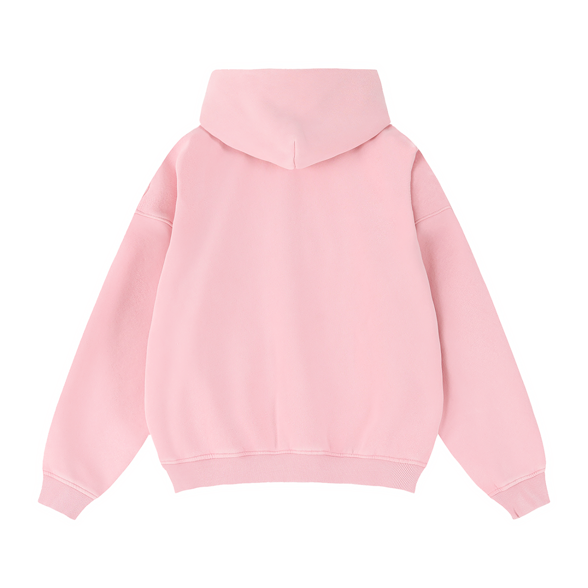 Men's Zip-Through Boxy Fleece Hoodie