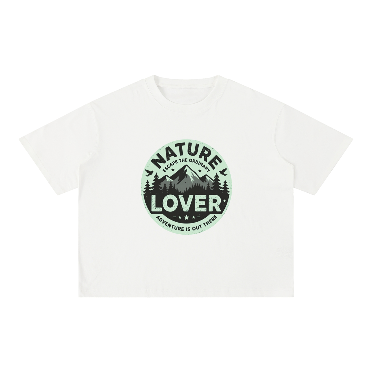 Mineral Wash Boxy Cotton T-Shirt
