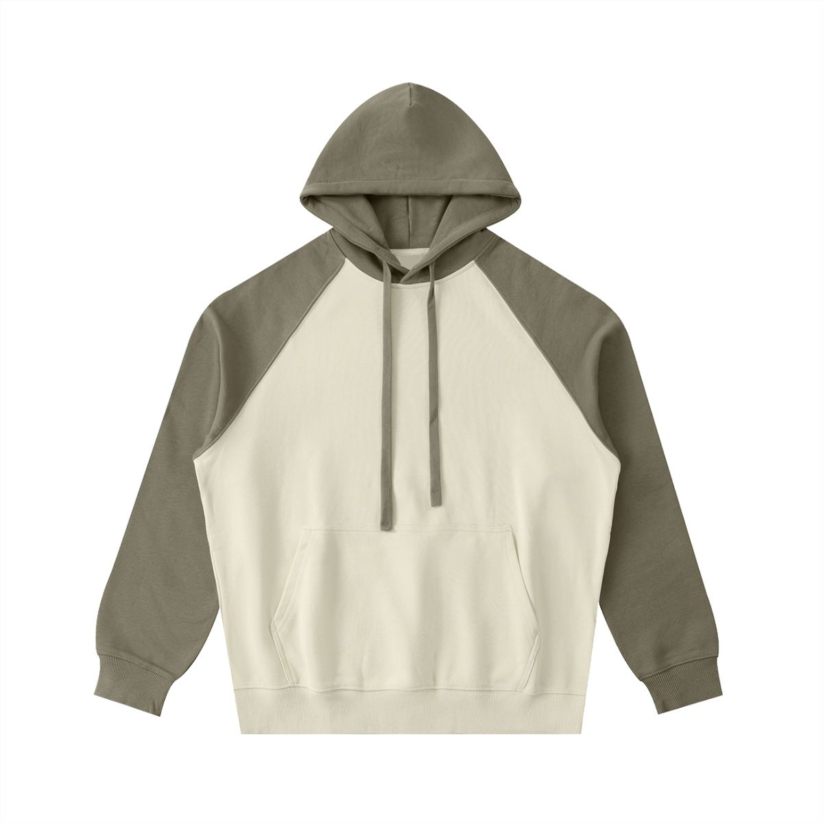 Men's Color-Block Raglan Sleeve Hoodie