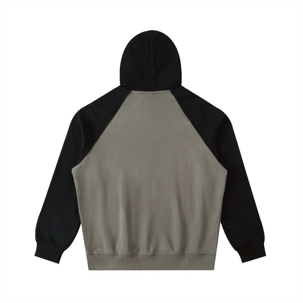 Men's Color-Block Raglan Sleeve Hoodie