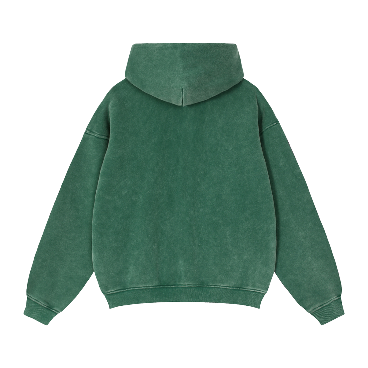 Men's Zip-Through Boxy Fleece Hoodie