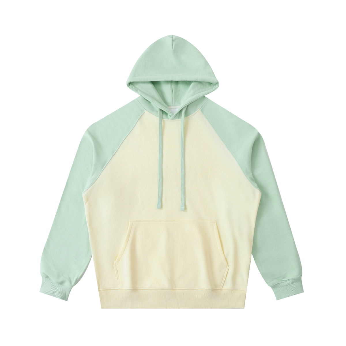 Men's Color-Block Raglan Sleeve Hoodie