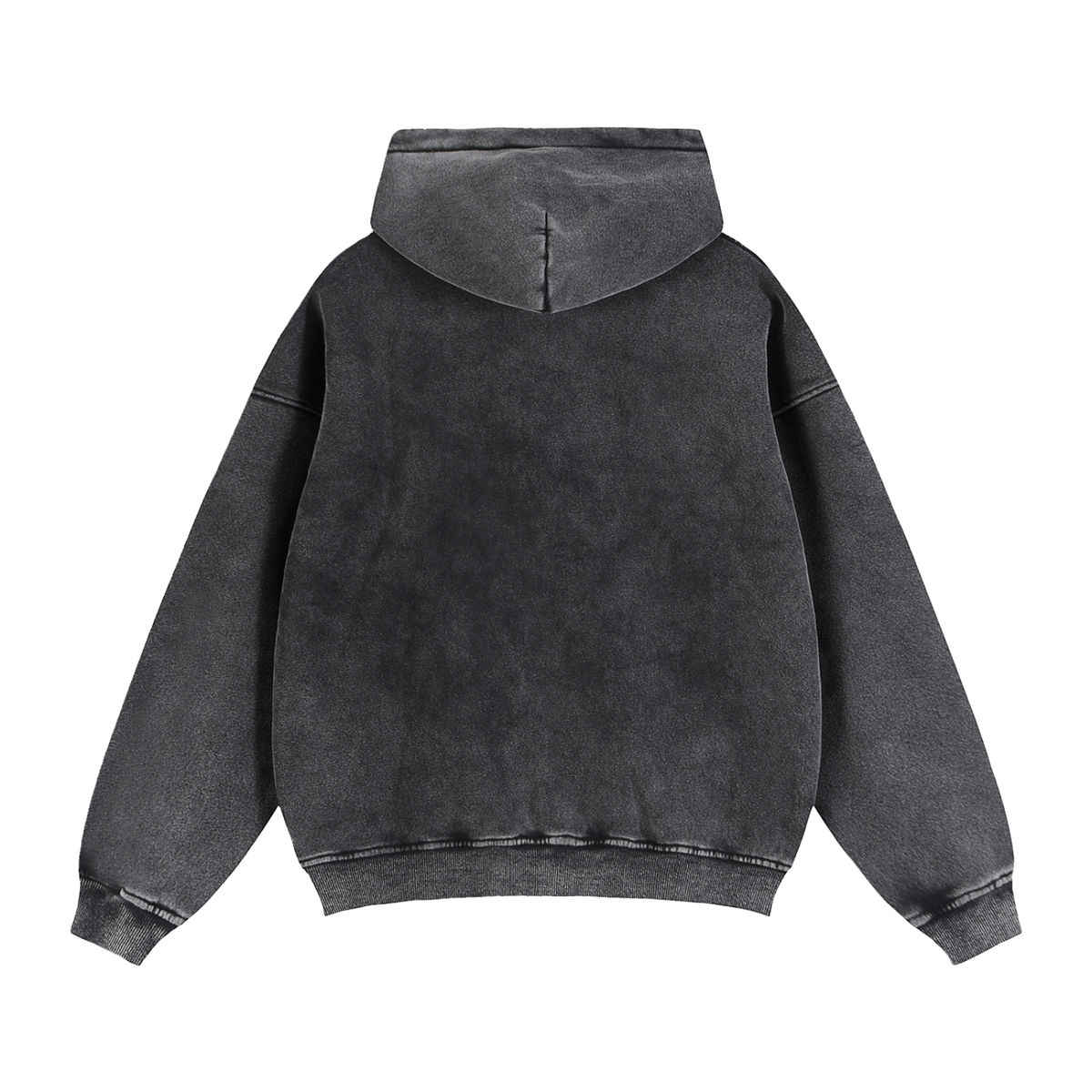 Men's Zip-Through Boxy Fleece Hoodie