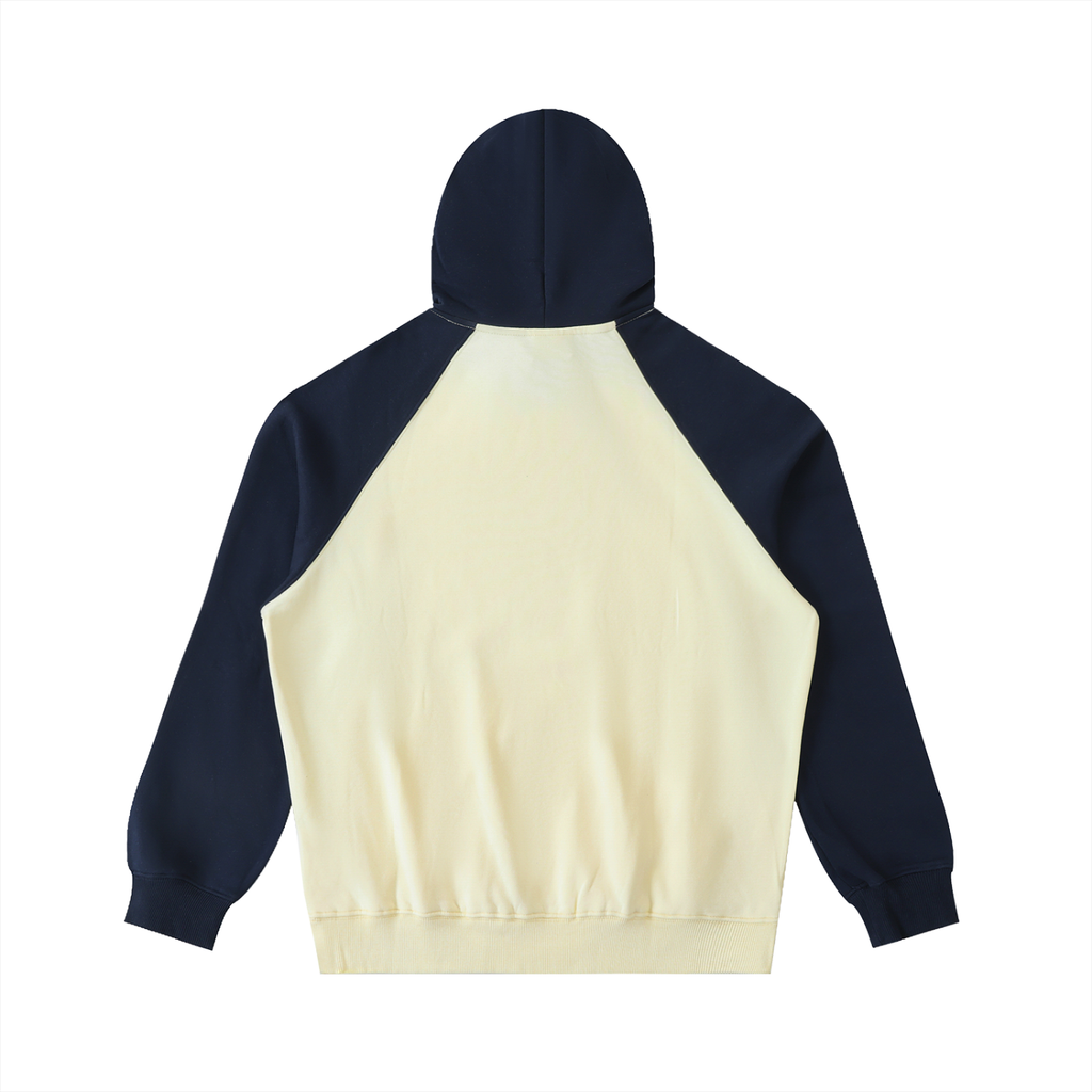 Men's Color-Block Raglan Sleeve Hoodie